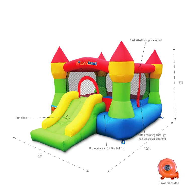 Bounceland Castle Hoop Bounce House