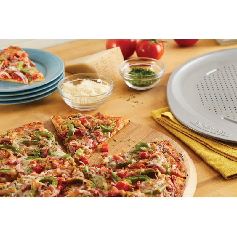 Farberware Farberware Nonstick Bakeware Perforated Pizza Pan And Baking Sheet Set, 2-Piece