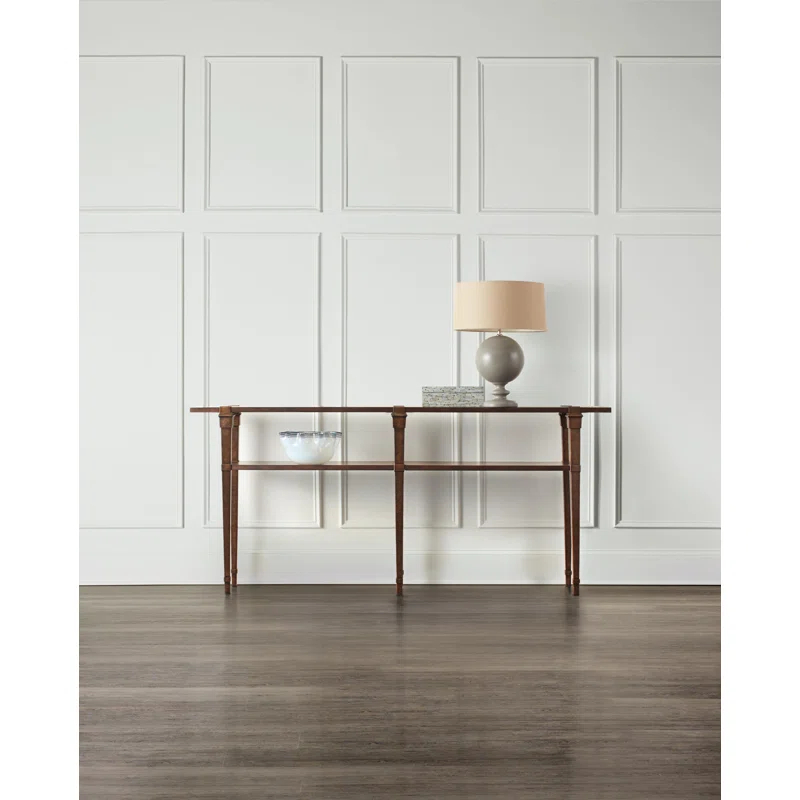 Hooker Furniture 80'' Solid Wood Top Console Table
