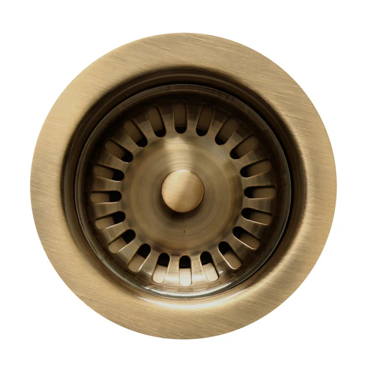 Whitehaus Collection Rainbow 3.5'' W Basket Strainer RNW35L-AB