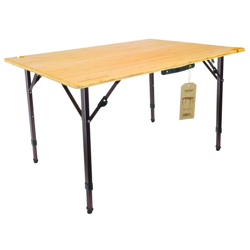 Kanpai Rectangular Bamboo Outdoor Folding Dining Table