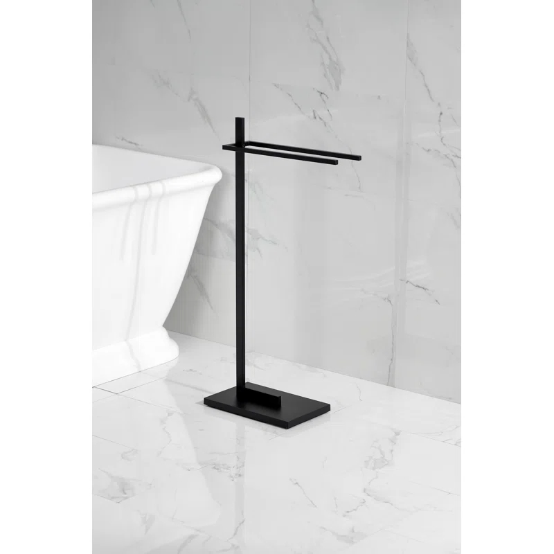 Kingston Brass SCC8600 Kingston Brass Edenscape Freestanding Dual Towel Rack