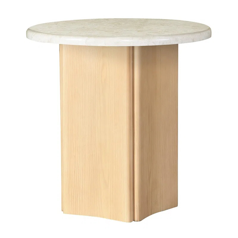 World Menagerie END TABLE W/MARBLE TOP