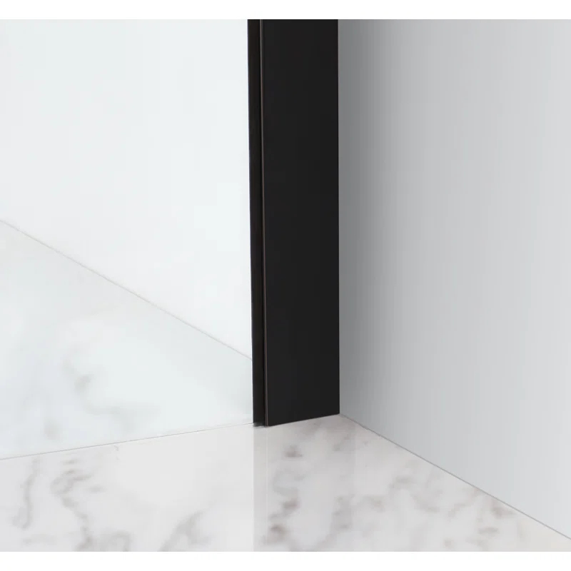 Belmore 48 x 72 Hinged Frameless Shower Door
