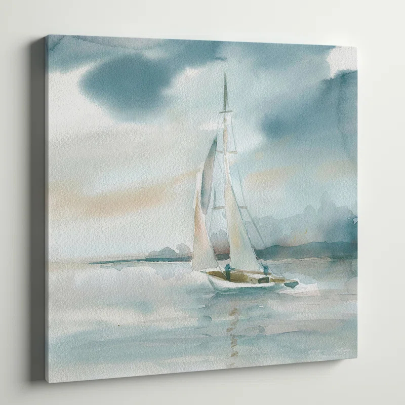 Sand & Stable™ " Subtle Mist I " Painting Print