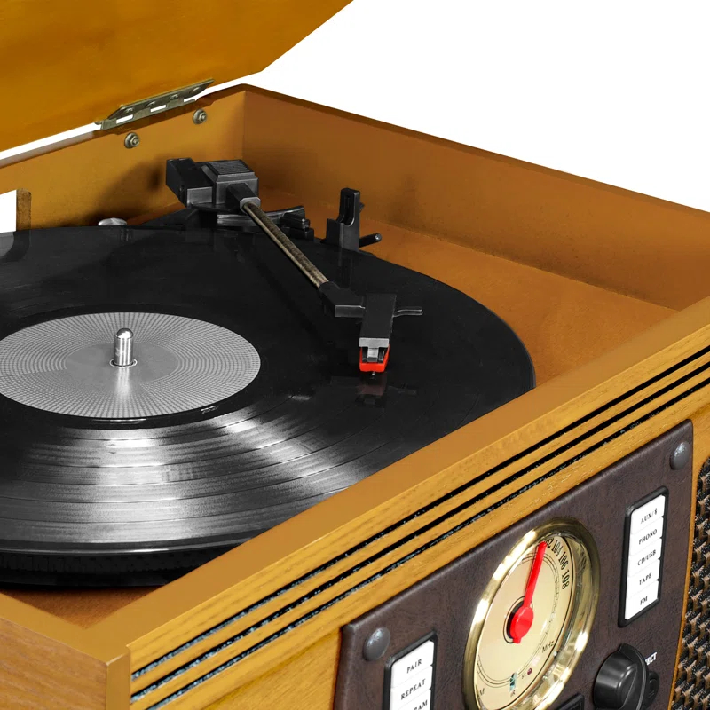 Victrola 3 - Speed Turntable Decorative Record Player with Bluetooth