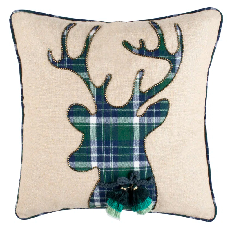Safavieh Blitz Appliqued Reversible Throw Pillow