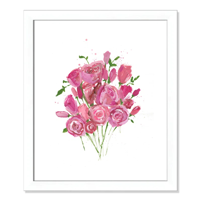 Casa Fine Arts Morning Roses " Morning Roses " Painting Print
