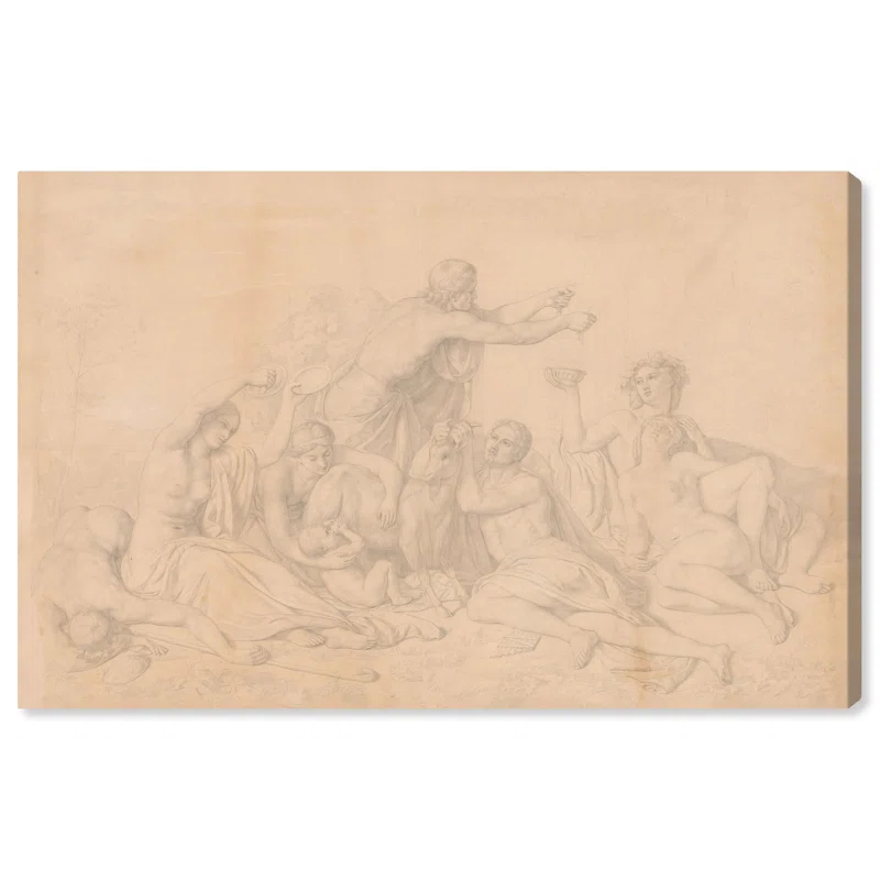 Art Remedy The Nursing of Jupiter Canvas Vintage Art by Art Remedy