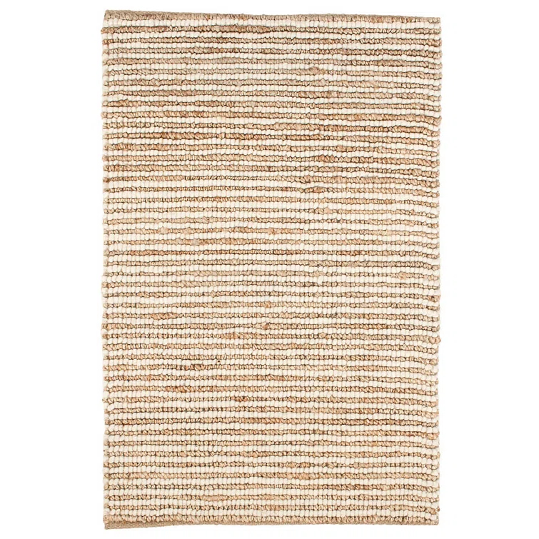 Dash and Albert Rugs Twiggy Natural Handwoven Wool/Jute Rug