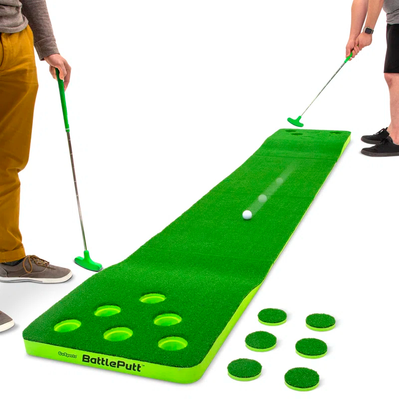 GoSports Battleputt 11ft Putting Game - Includes 2 Putters and 2 Golf Balls