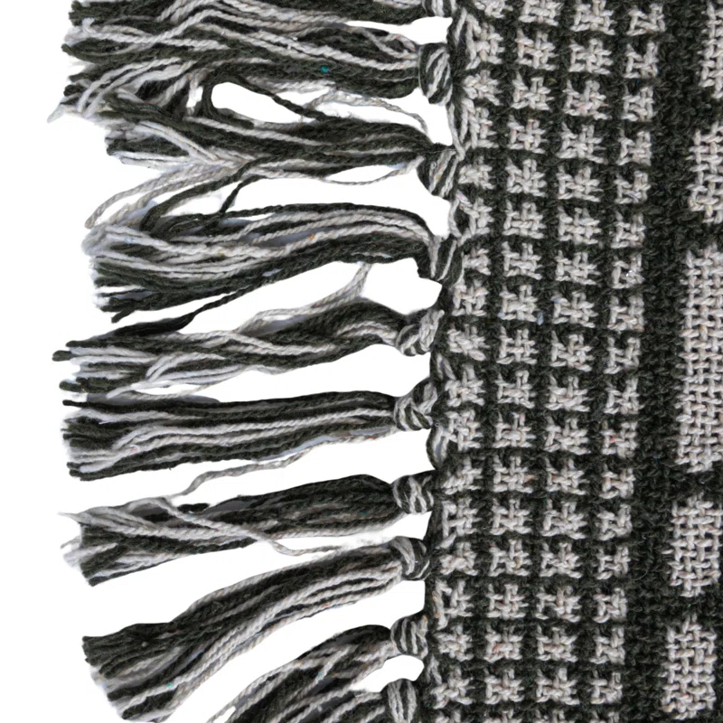 Bloomingville Hand Woven Throw Blanket