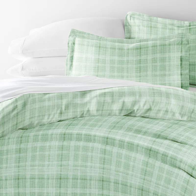 Becky Cameron Becky Cameron Plaid Duvet Cover Set