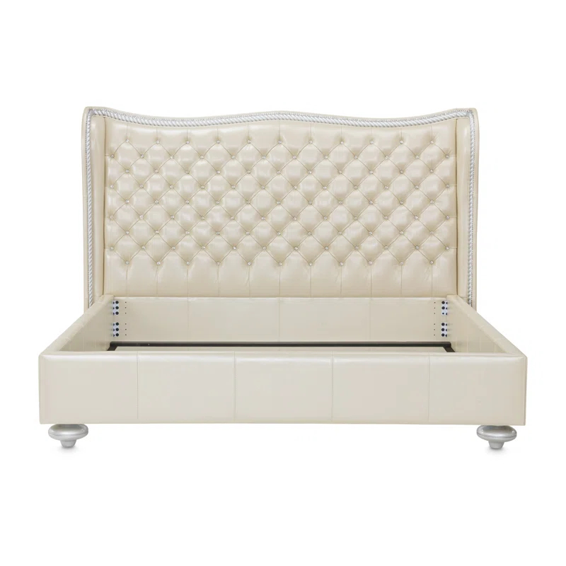 Michael Amini Hollywood Swank Upholstered Standard Bed