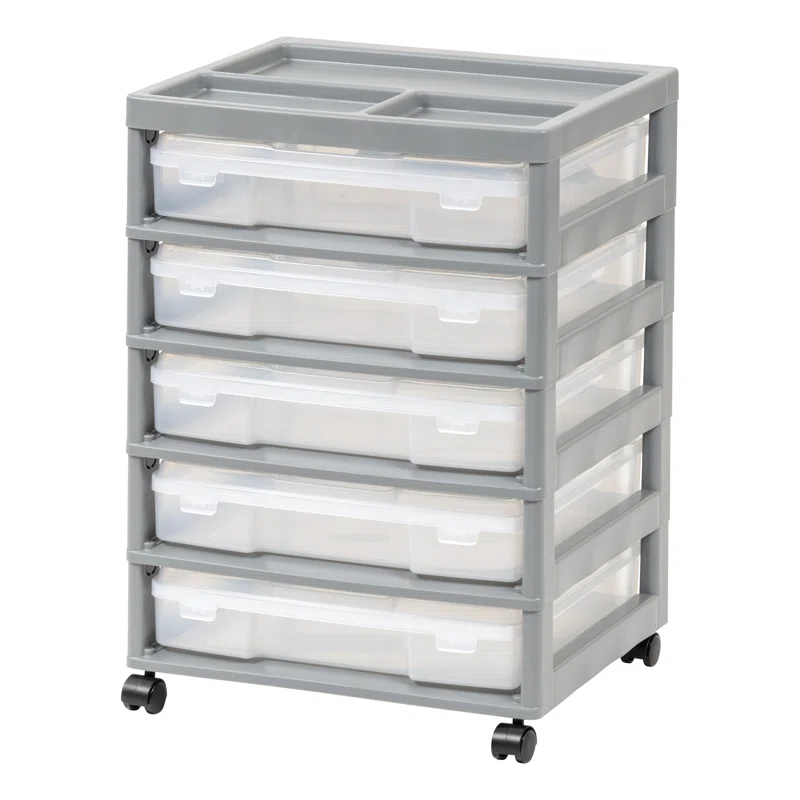 IRIS USA, Inc. Drawer Plastic Storage Chest with Casters