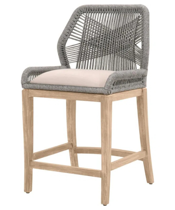 LOOMLAN Solid Wood Counter Stool