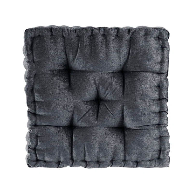 Intelligent Design Azza Poly Chenille Square Floor Pillow Cushion