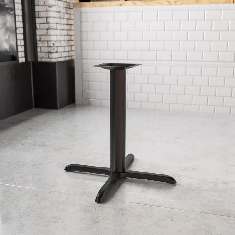 Flash Furniture Beverly Restaurant Table X-Base with 3" Dia. Table Height Column