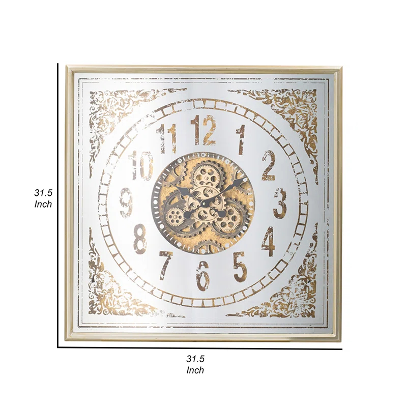 Manufactured Wood Wall Clock