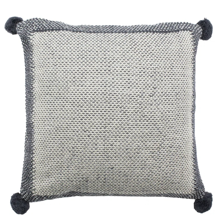 Safavieh Dania Tassels Cotton Reversible Throw Pillow
