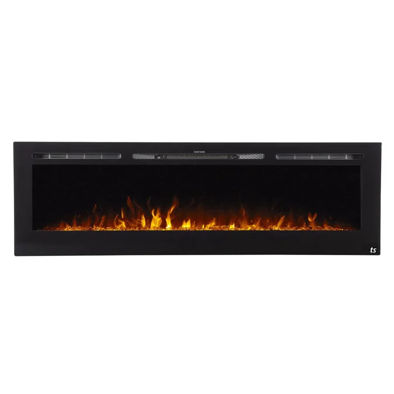 Touchstone The Sideline Electric Fireplace for Recessed or Wall Mount Installation