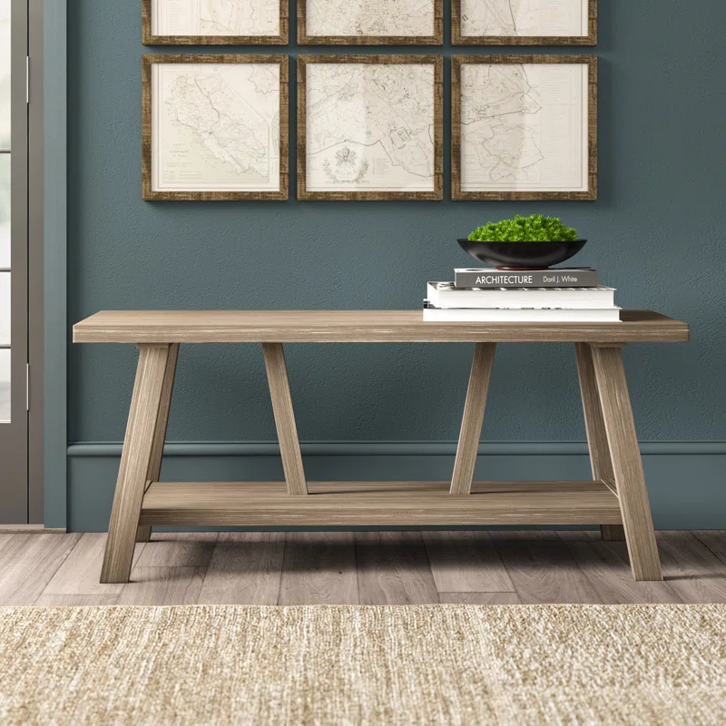 Simpli Home Dylan Solid Wood Storage Bench