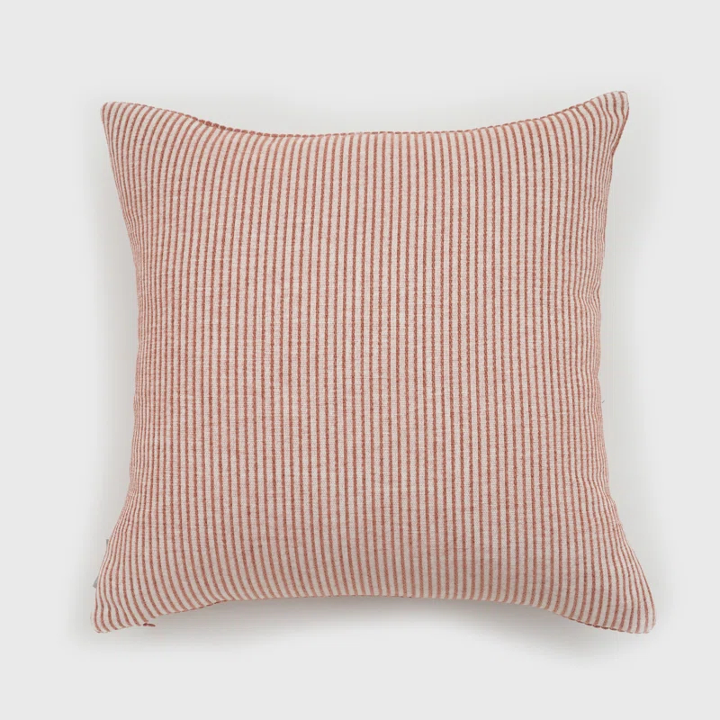 EverGrace Elsa Reversible Pinstripes Striped Reversible Throw Pillow