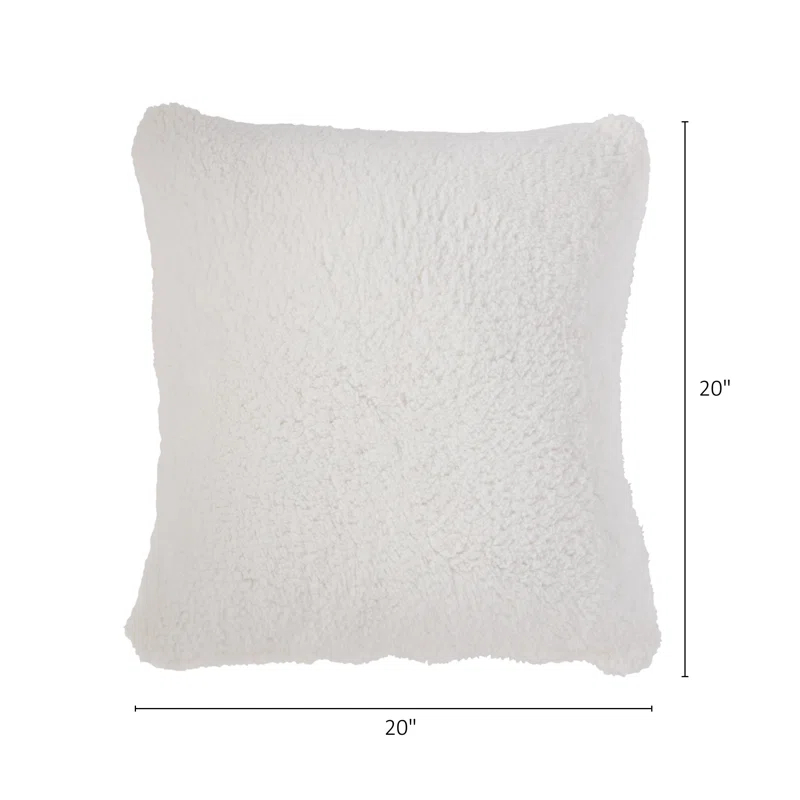 Greendale Home Fashions Sherpa Throw Pillow
