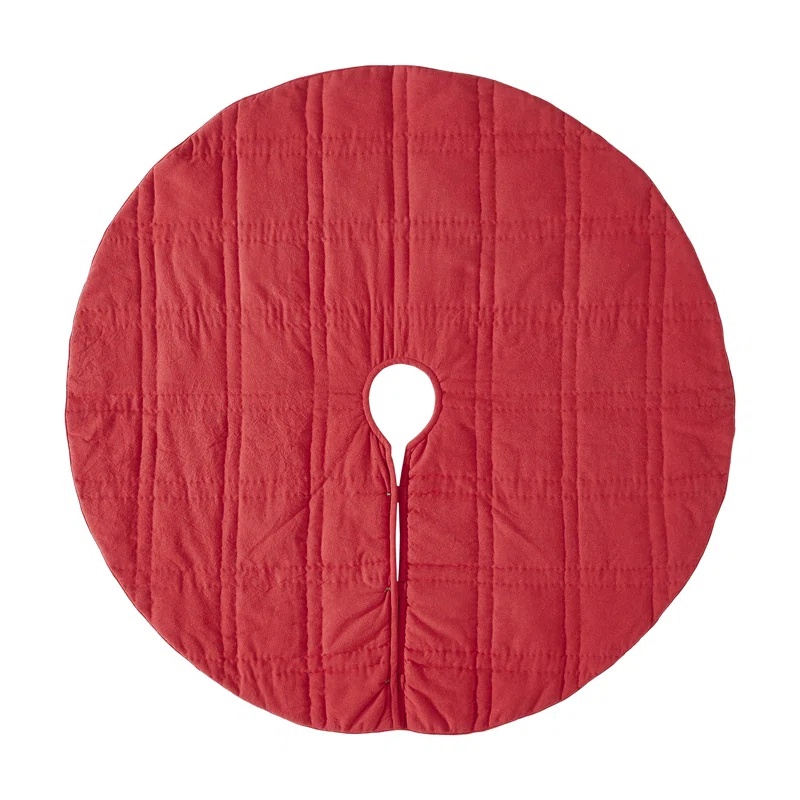 VHC Brands Plaid Cotton Tree Skirt