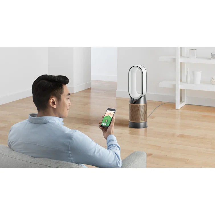 Dyson Dyson Hp09 Purifier Hot + Cool Formaldehyde Purifying Fan, White/gold