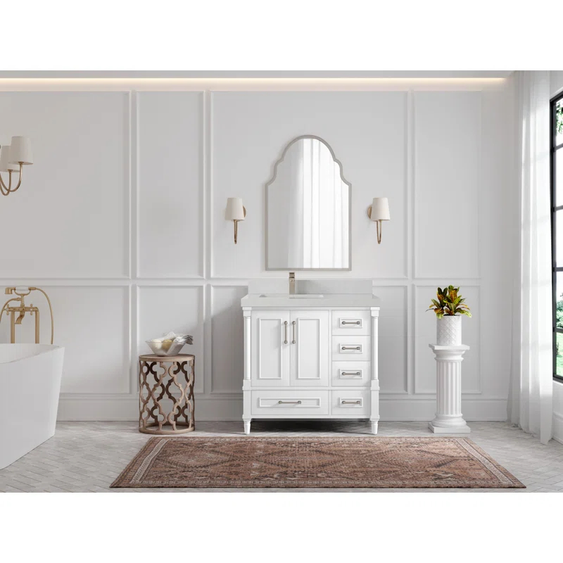 Willow Collections Aberdeen 36'' Single Bathroom Vanity with Top