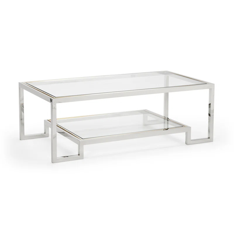 Chelsea House Glass Top Coffee Table