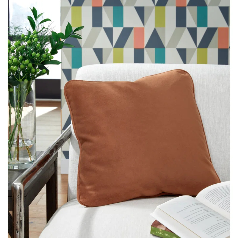Ebern Designs Krishna Feather Throw Pillow