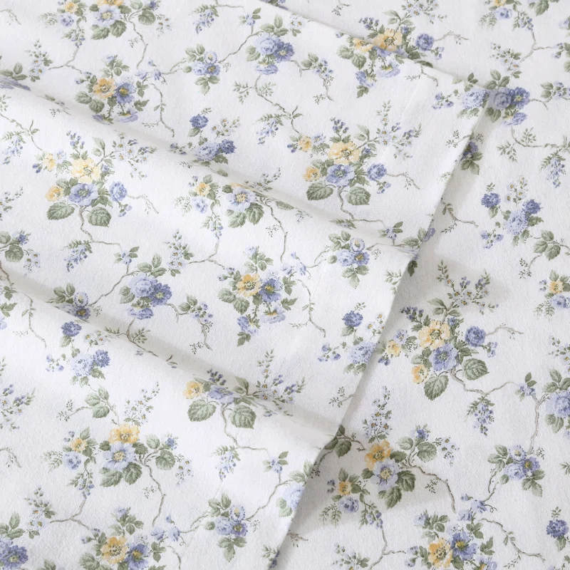 Laura Ashley Laura Ashley Cotton Flannel Cozy Sheet Sets