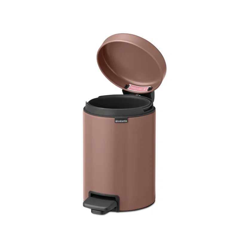 Brabantia Brabantia NewIcon Step On Trash Can, 0.8 Gallon (3 Liter)