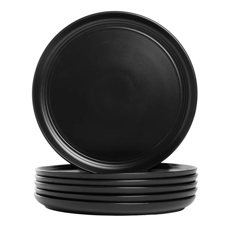 Ten Strawberry Street Double Line 10.5" Dinner Plate (Set of 6)