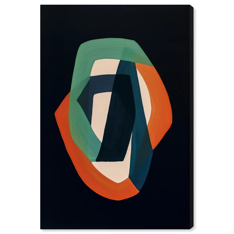 Art Remedy Distortion In Typefaces Abstract Shapes Trendy Wall Art by Art Remedy