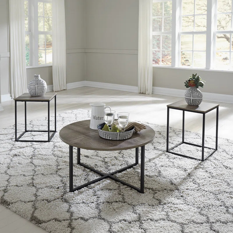 Williston Forge Kleinschmidt 3 - Piece Living Room Table Set