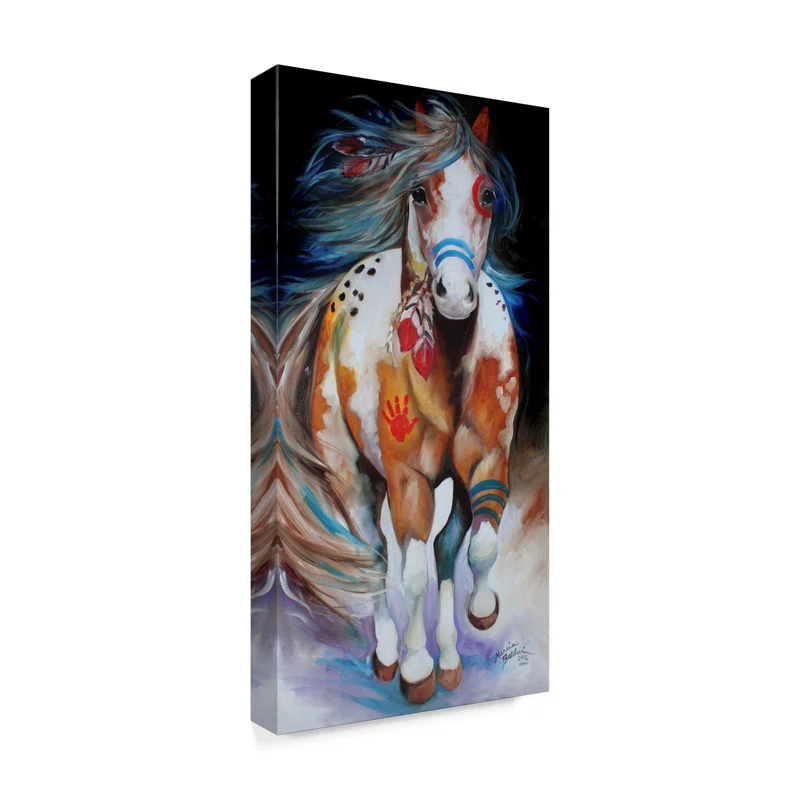 Marcia Baldwin " Brave The Indian War Horse " by Marcia Baldwin