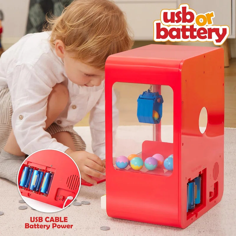 Joyin Claw Machine Arcade Toy with LED Light & Adjustable Sound