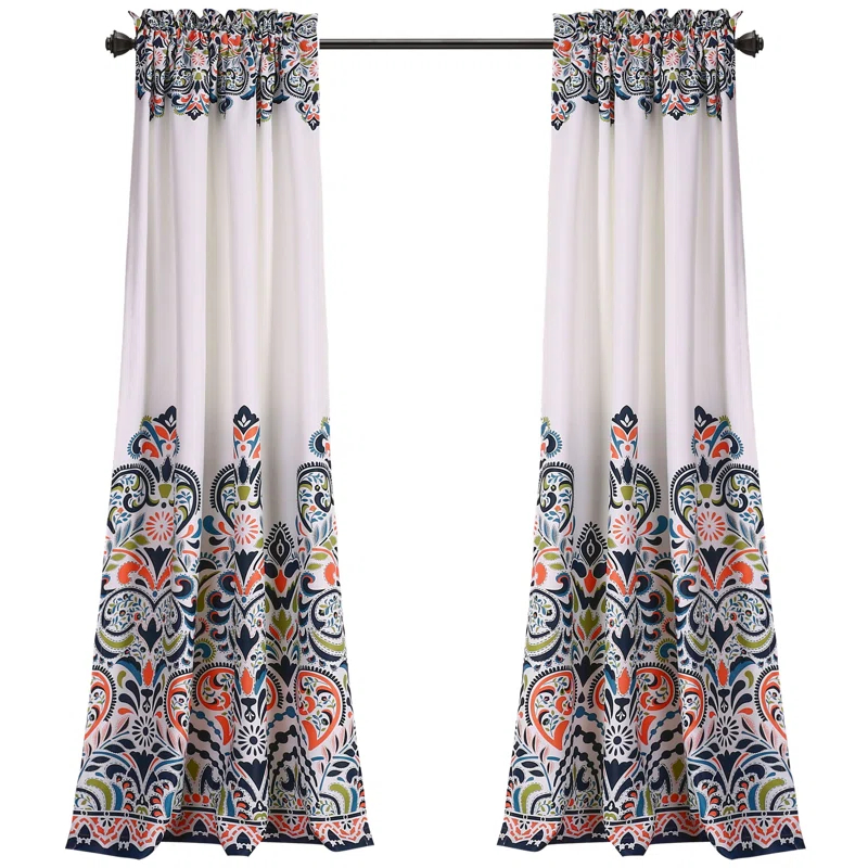 Lush Decor Polyester Room Darkening Curtain Pair (Set of 2)