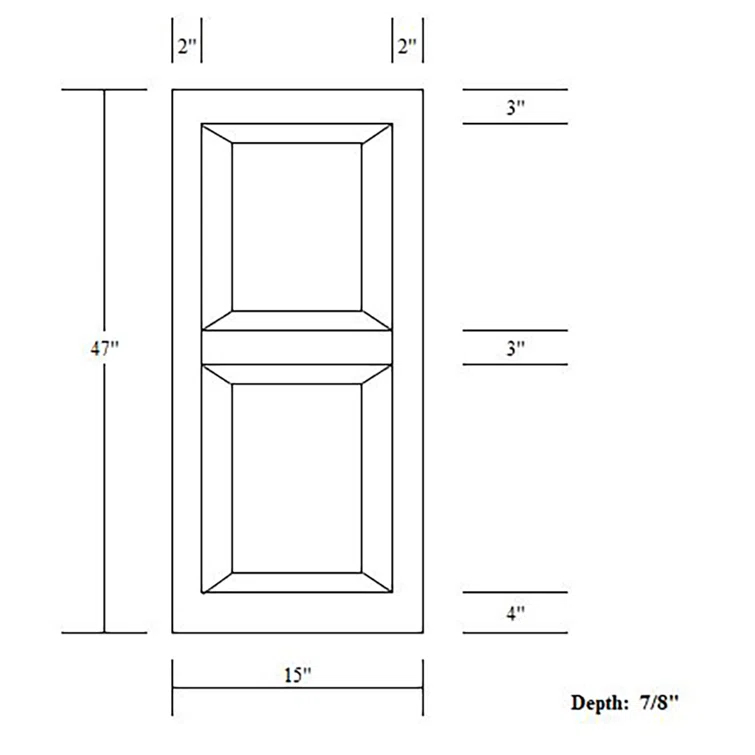 Perfect Shutters, inc. Premier Raised Panel Shutters (Set of 2)