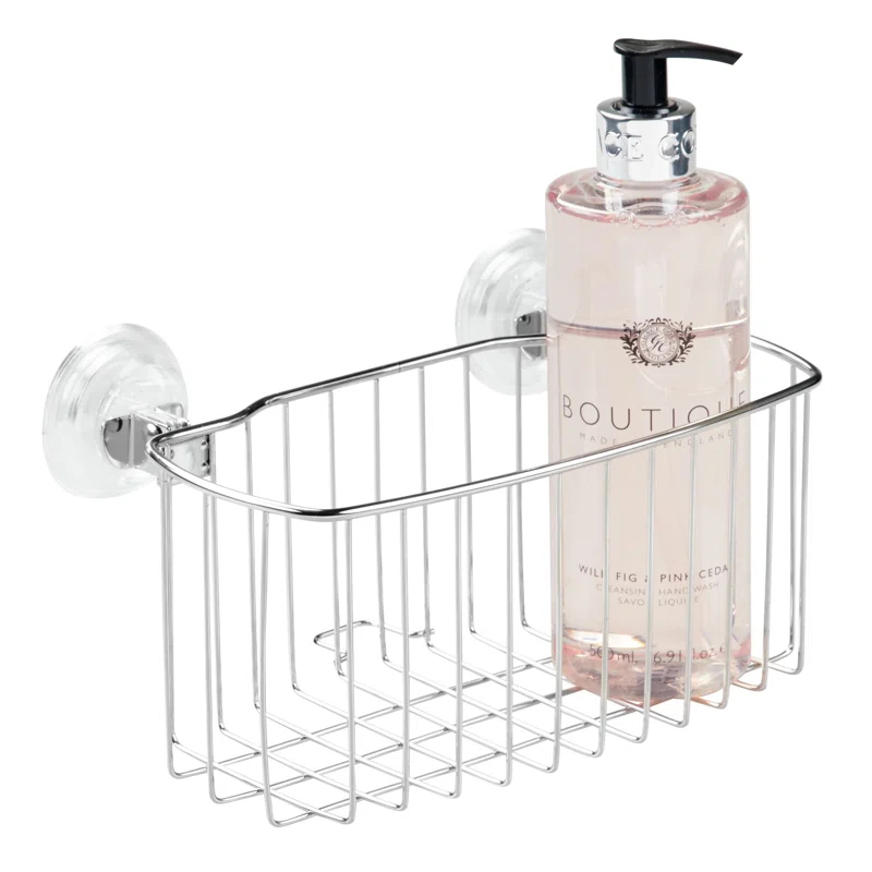 Reo Suction Stainless Steel Shower Basket