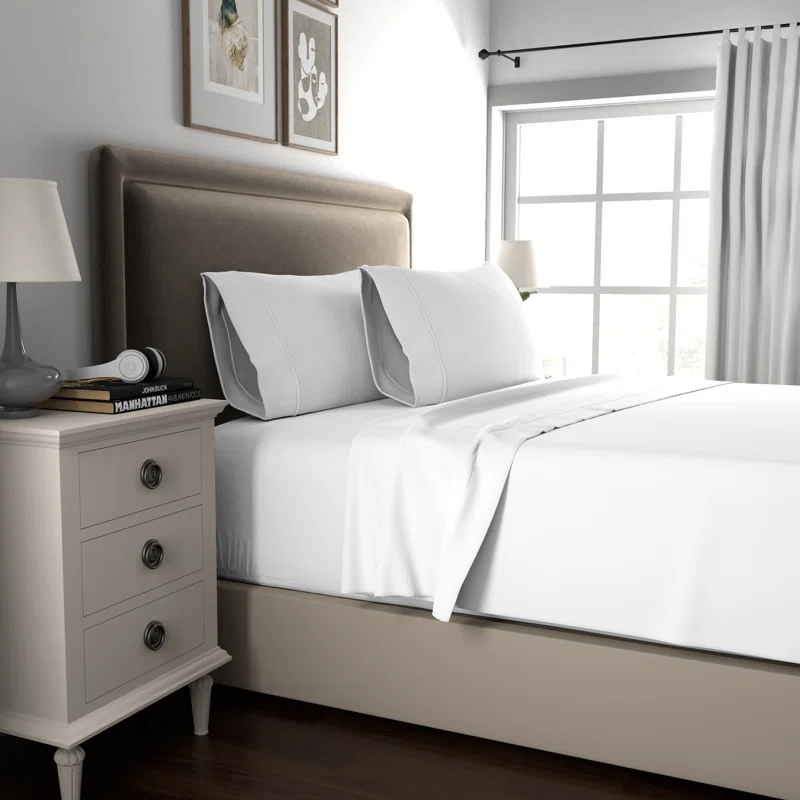 Color Sense Ultra-Soft & Silky 800TC Rich Cotton-Blend Wrinkle-Resistant Sheet Set