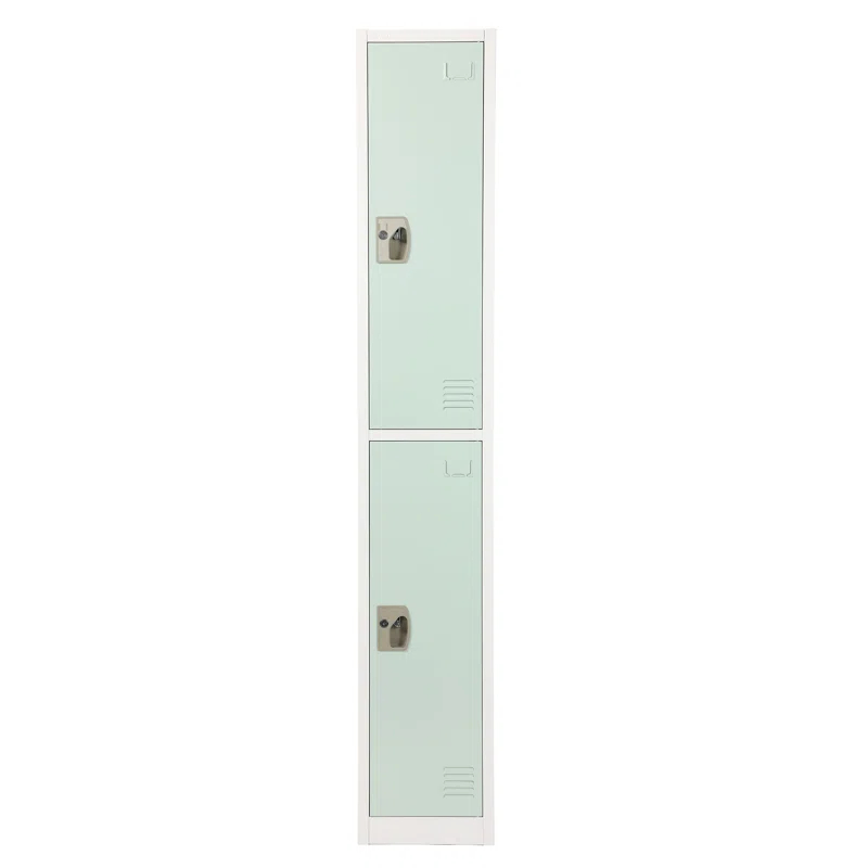 AdirOffice 12'' Wide Steel 2-Tier School and Gym Locker