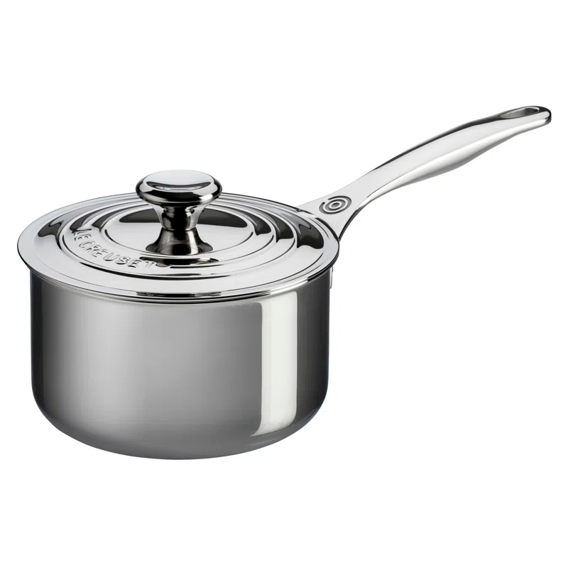Le Creuset Le Creuset Stainless Steel Saucepan with Lid