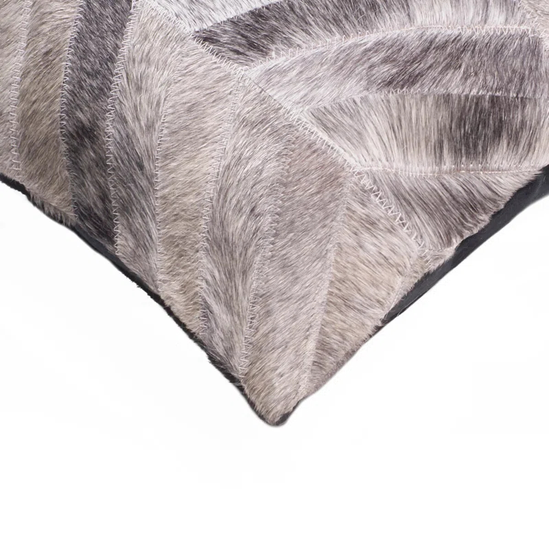 eRug Outlet Torino Leather/Suede Throw Square Pillow Cover & Insert