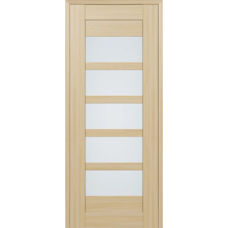 Belldinni Avon 07-07 Panelled Manufactured Wood and Glass Interior Door Slab