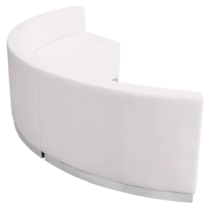 Flash Furniture HERCULES Alon Series LeatherSoft Reception Configuration, 3 Pieces