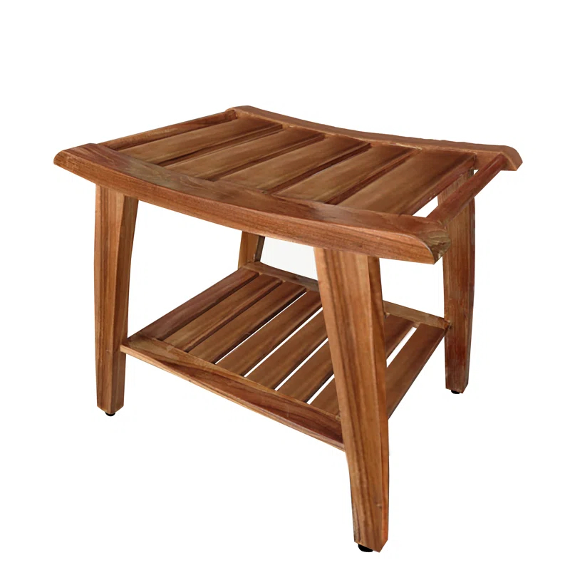Macey 19.5'' W Teak Shower Bench